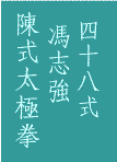 Chen Style Taijiquan in Chinese characters